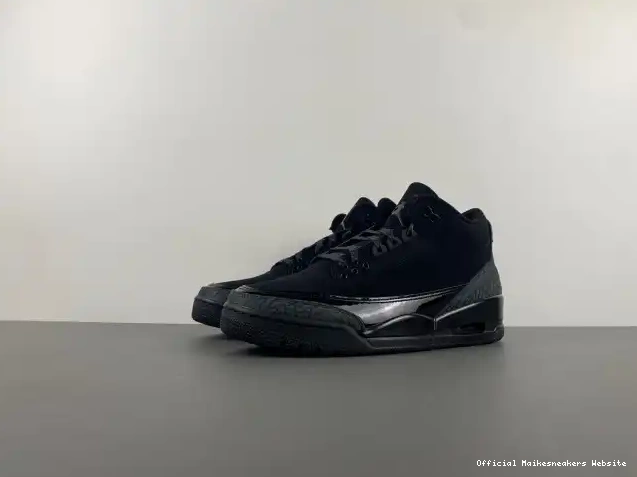 Official Maikesneakers Jordan Air 3 Black Cat CT8532-001 0621